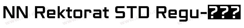 NN Rektorat STD Regu字体转换